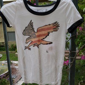 American Eagle Print Light Summer Tshirt